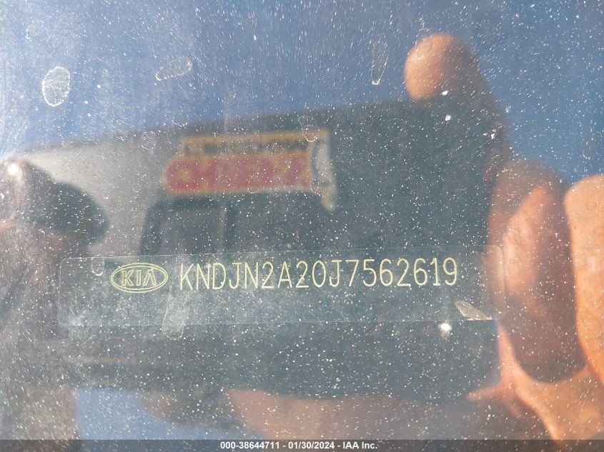 2018 KIA SOUL - KNDJN2A20J7562619