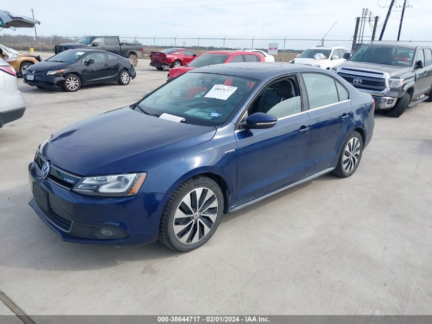 2013 VOLKSWAGEN JETTA HYBRID SEL PREMIUM 3VW637AJ4DM305731