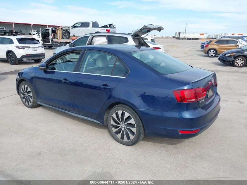 2013 VOLKSWAGEN JETTA HYBRID SEL PREMIUM 3VW637AJ4DM305731