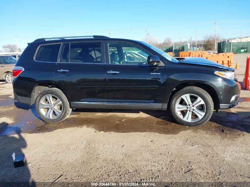 2013 TOYOTA HIGHLANDER LIMITED V6 - 5TDDK3EHXDS208935