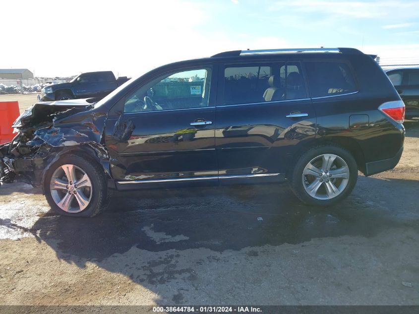 2013 TOYOTA HIGHLANDER LIMITED V6 - 5TDDK3EHXDS208935