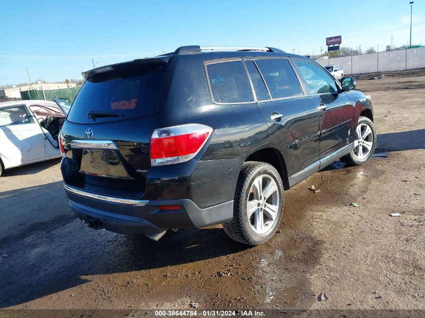 2013 TOYOTA HIGHLANDER LIMITED V6 - 5TDDK3EHXDS208935