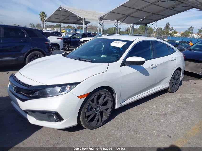 VIN 2HGFC2F8XMH559603 2021 HONDA CIVIC SPORT