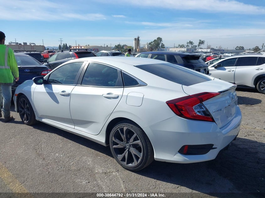 VIN 2HGFC2F8XMH559603 2021 HONDA CIVIC SPORT