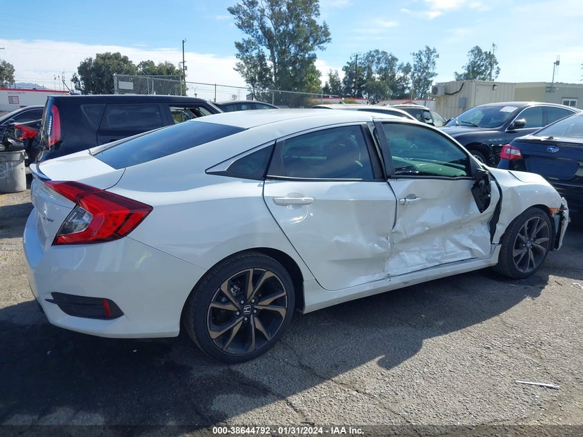 VIN 2HGFC2F8XMH559603 2021 HONDA CIVIC SPORT