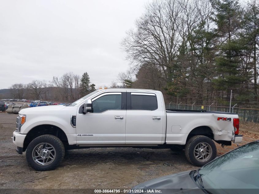 2019 FORD F-250 PLATINUM - 1FT7W2BTXKEE10018