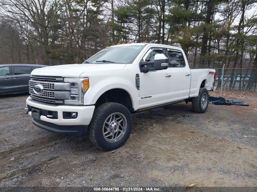 2019 FORD F-250 PLATINUM - 1FT7W2BTXKEE10018