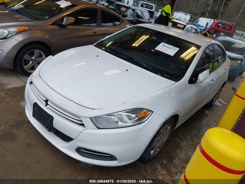 2016 DODGE DART SE - 1C3CDFAA4GD505493