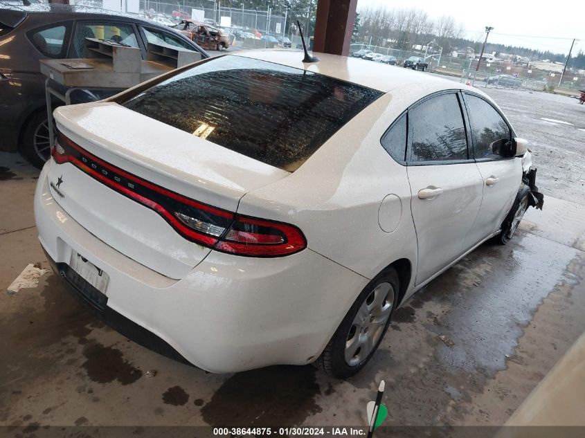 2016 DODGE DART SE - 1C3CDFAA4GD505493
