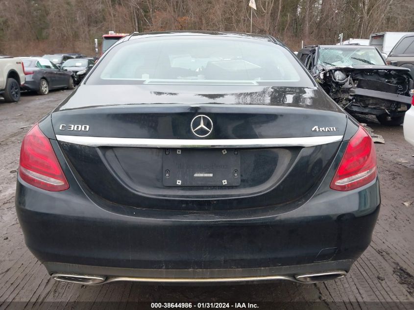 2016 MERCEDES-BENZ C 300 4MATIC/LUXURY 4MATIC/SPORT 4MATIC - 55SWF4KB4GU118495