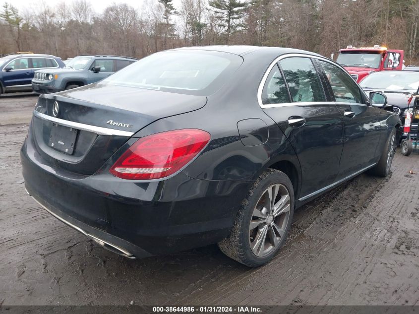 2016 MERCEDES-BENZ C 300 4MATIC/LUXURY 4MATIC/SPORT 4MATIC - 55SWF4KB4GU118495