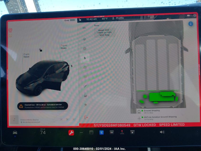 2021 TESLA MODEL Y - 5YJYGDEE6MF080549