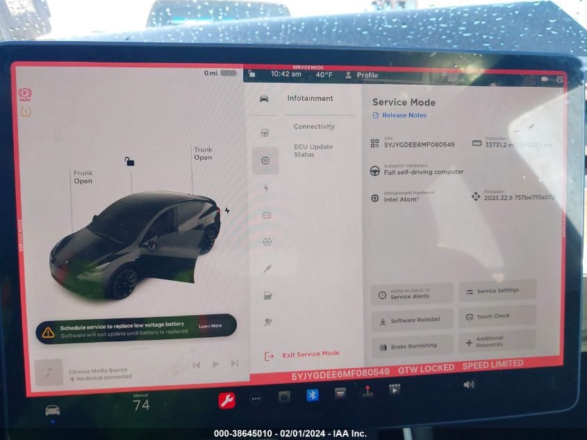 2021 TESLA MODEL Y - 5YJYGDEE6MF080549
