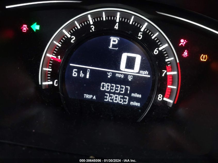2016 HONDA CIVIC LX - 19XFC2F50GE029760