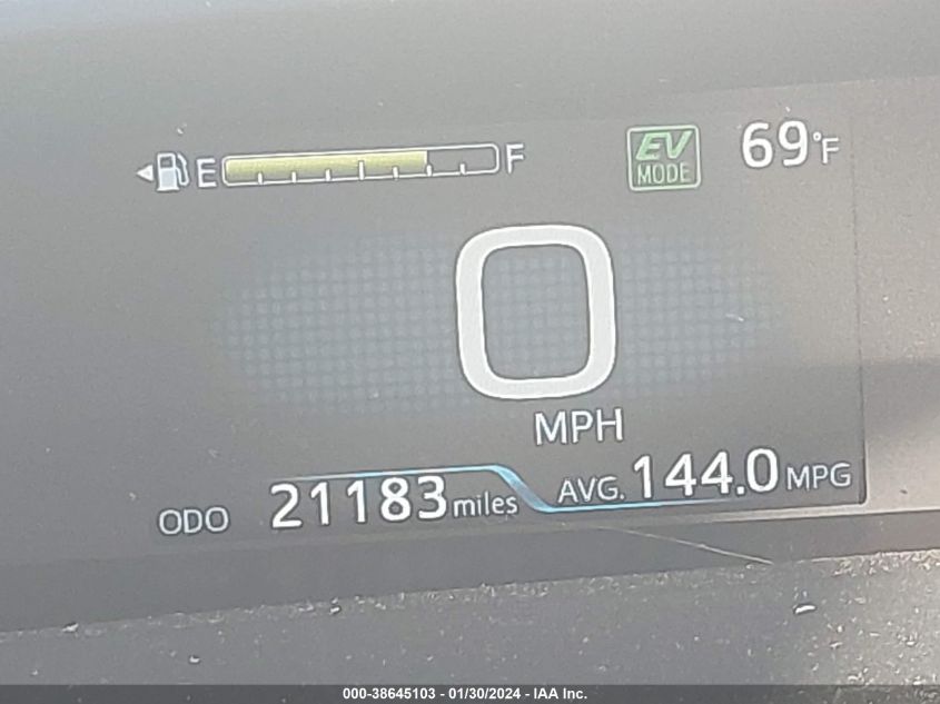 2022 TOYOTA PRIUS PRIME LE - JTDKAMFP4N3211984