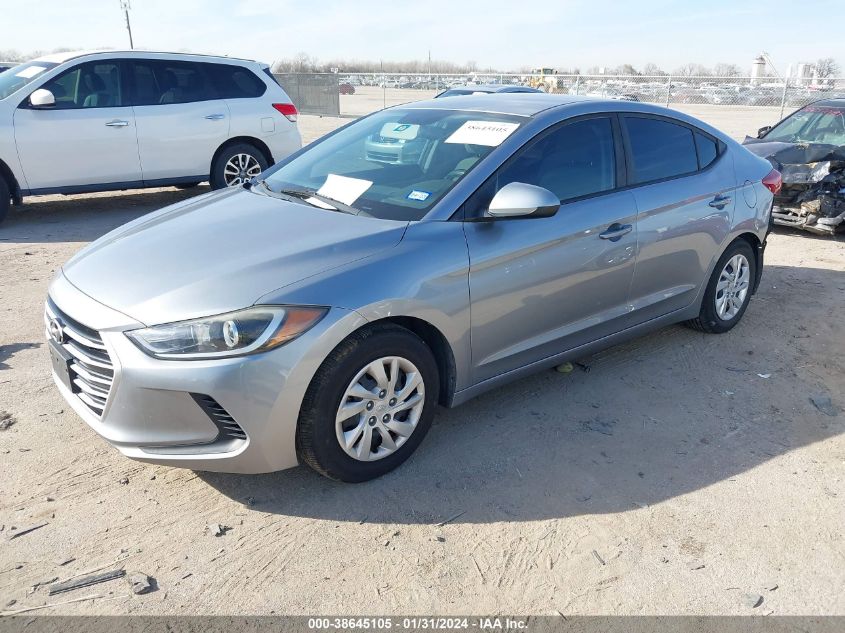 2017 HYUNDAI ELANTRA SE - 5NPD74LF9HH065917