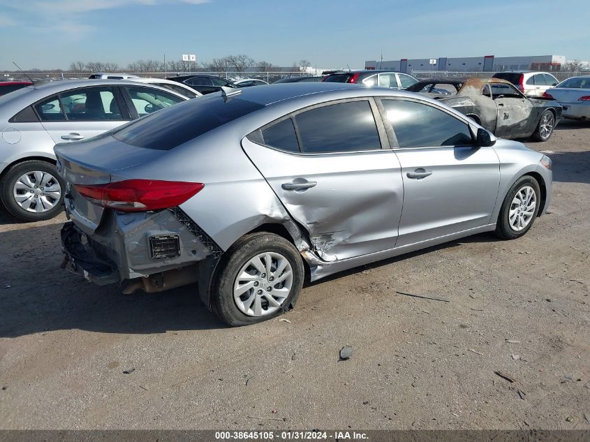 2017 HYUNDAI ELANTRA SE - 5NPD74LF9HH065917