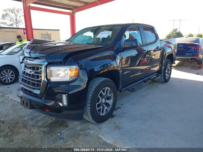 VIN 1GTG6FENXM1198901 2021 GMC CANYON AT4