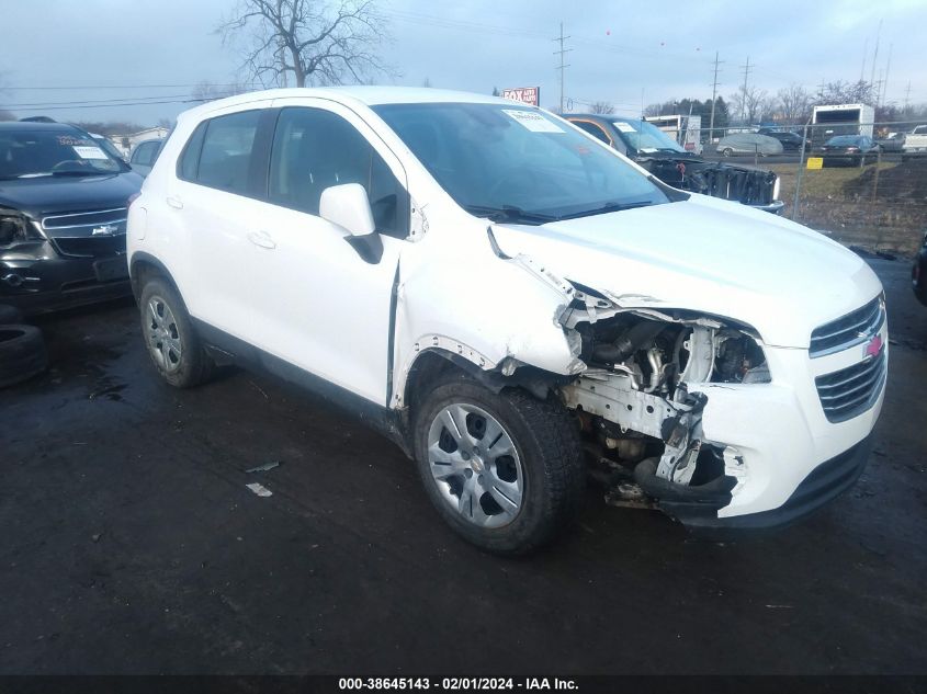 2016 CHEVROLET TRAX LS - 3GNCJKSB9GL254752