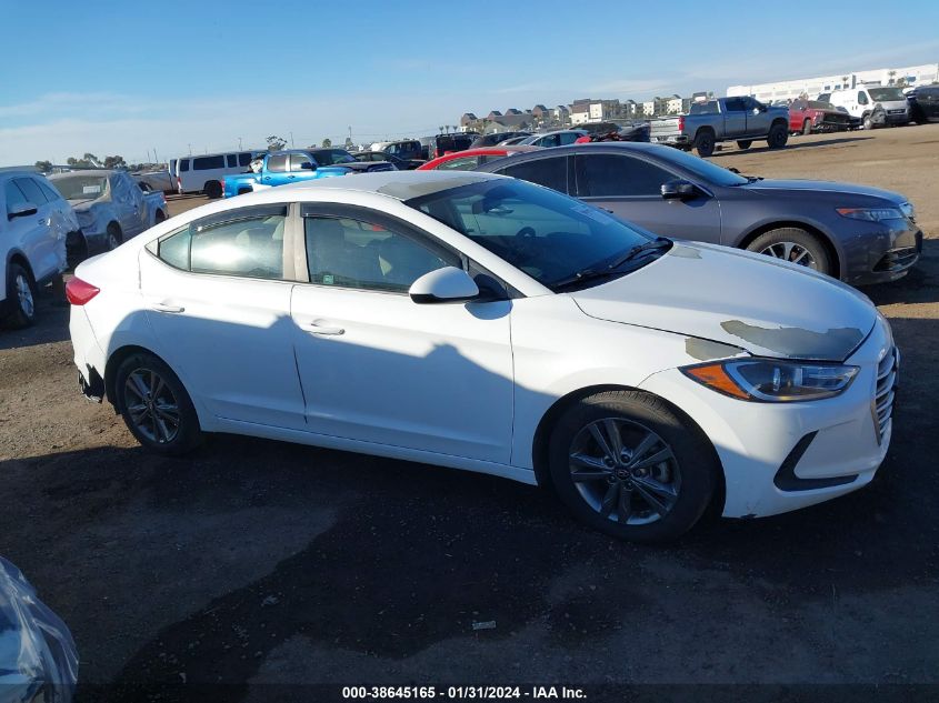 2018 HYUNDAI ELANTRA SEL - 5NPD84LFXJH237648