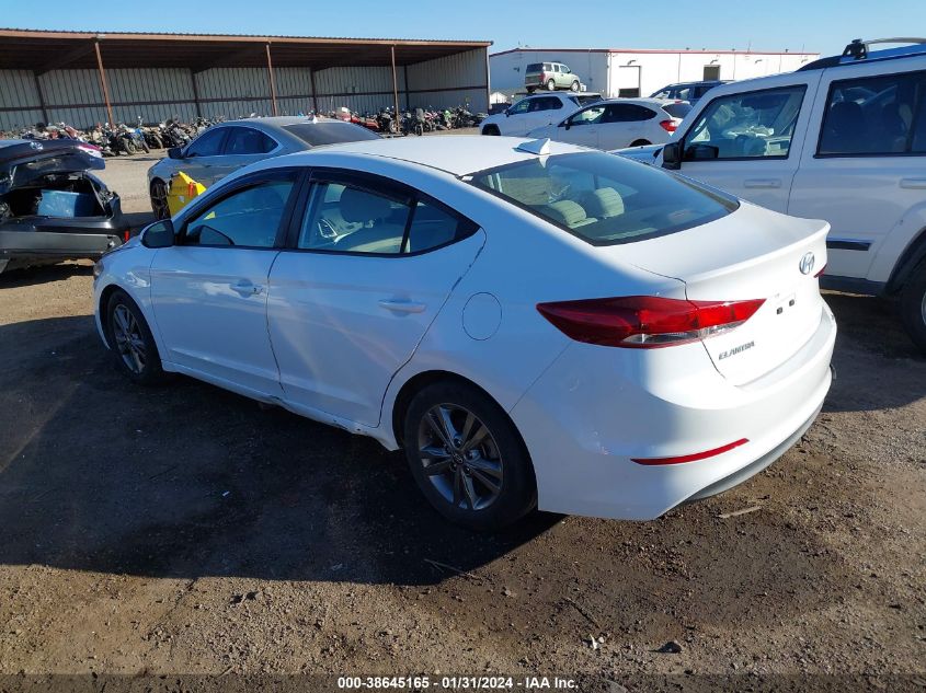 2018 HYUNDAI ELANTRA SEL - 5NPD84LFXJH237648