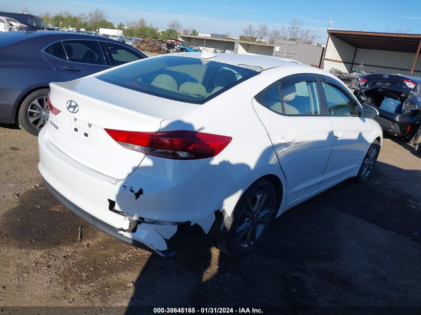 2018 HYUNDAI ELANTRA SEL - 5NPD84LFXJH237648