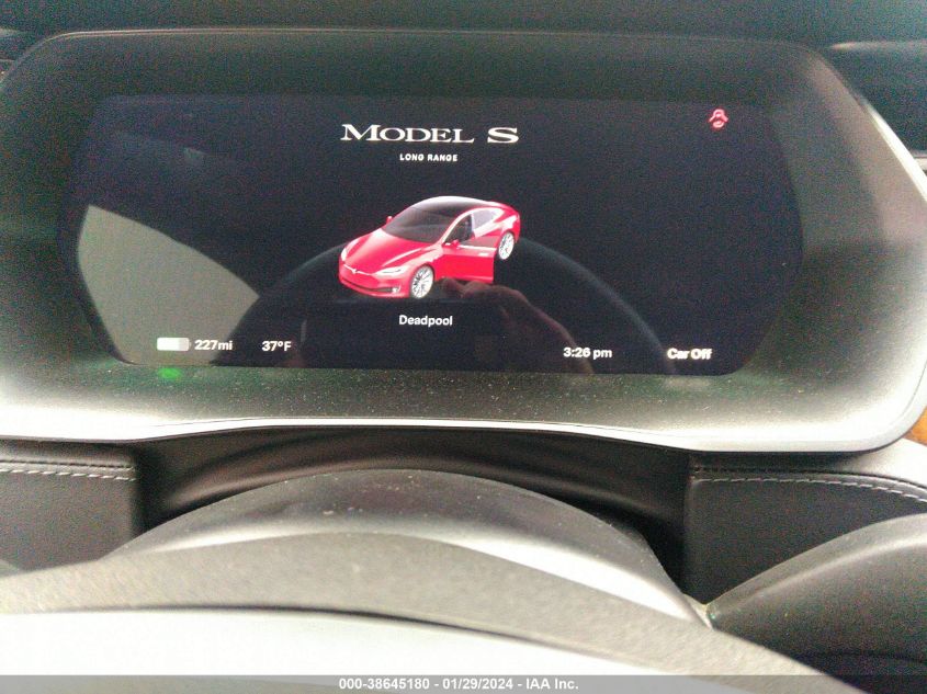 2019 TESLA MODEL S - 5YJSA1L29KF347871