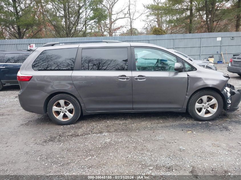 2017 TOYOTA SIENNA LE 7 PASSENGER/LE 8 PASSENGER - 5TDKZ3DC1HS865363