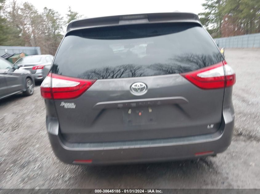 2017 TOYOTA SIENNA LE 7 PASSENGER/LE 8 PASSENGER - 5TDKZ3DC1HS865363
