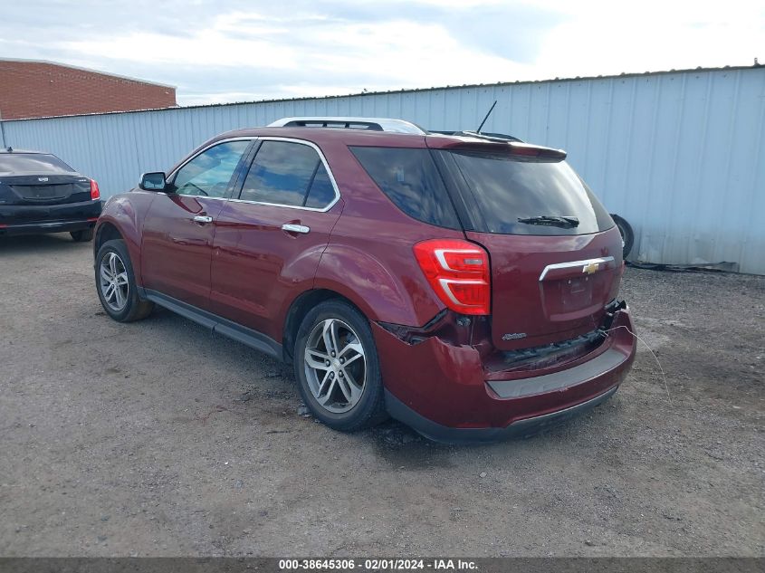 2016 CHEVROLET EQUINOX LTZ - 2GNALDEK1G6290352