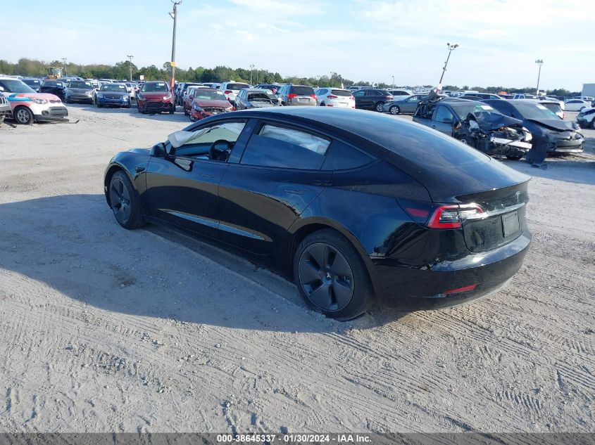 2022 TESLA MODEL 3 LONG RANGE DUAL MOTOR ALL-WHEEL DRIVE - 5YJ3E1EB9NF195295