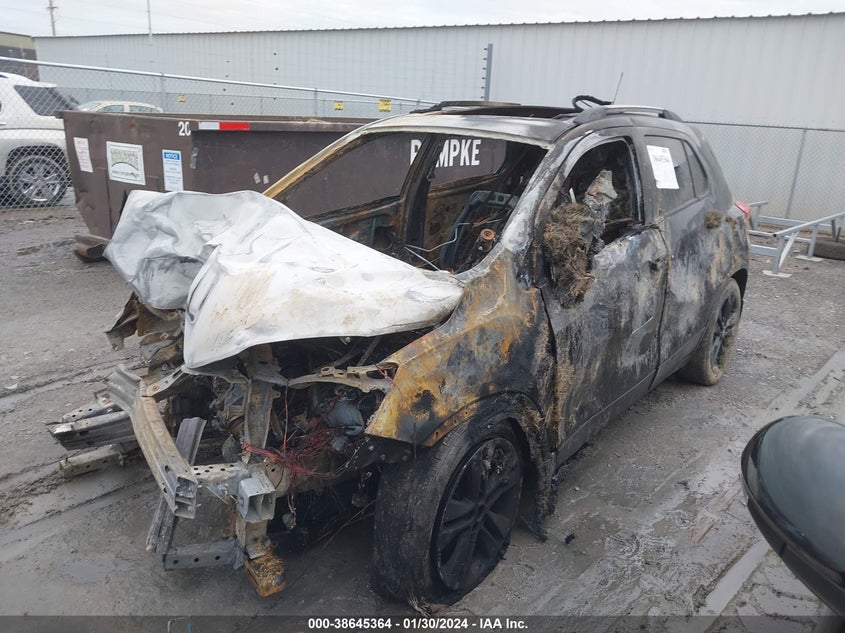 VIN 3GNCJLSB0KL205289 2019 CHEVROLET TRAX LT