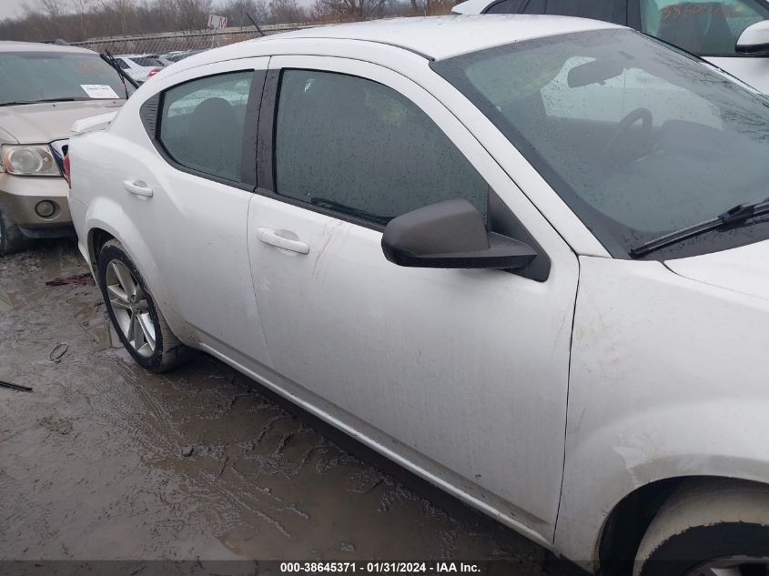 2013 DODGE AVENGER SE - 1C3CDZAG5DN502825