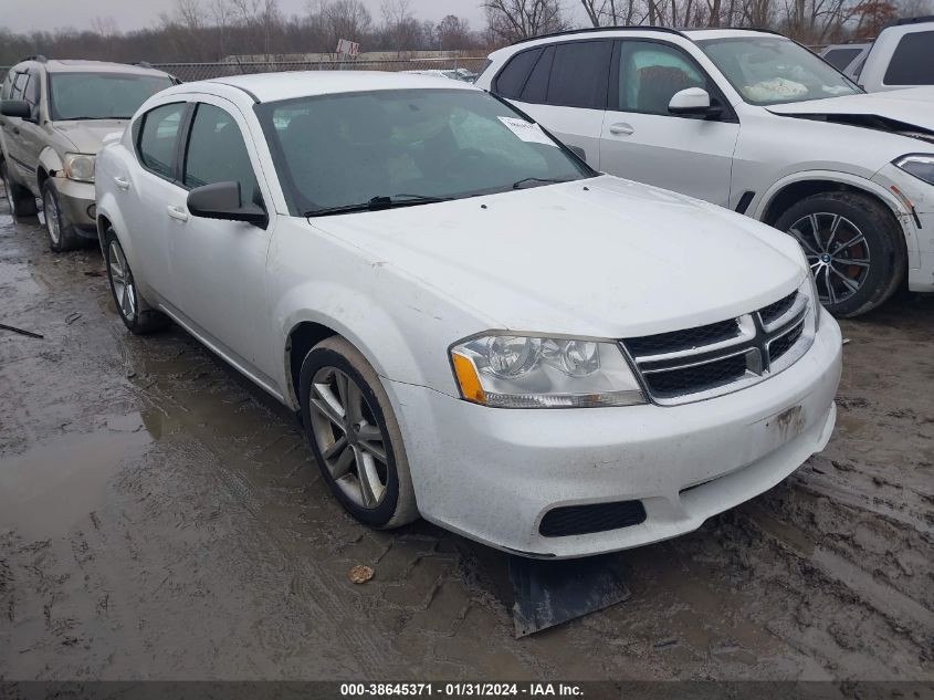 2013 DODGE AVENGER SE - 1C3CDZAG5DN502825