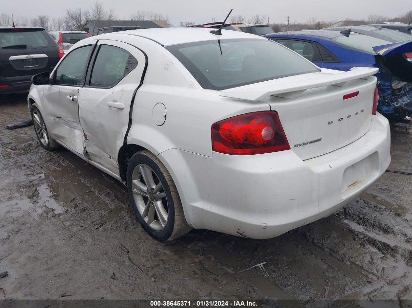 2013 DODGE AVENGER SE - 1C3CDZAG5DN502825