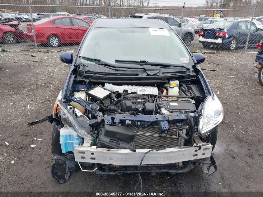 2015 TOYOTA PRIUS THREE - JTDKN3DU7F0410506