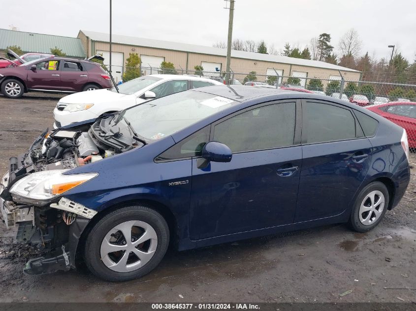 2015 TOYOTA PRIUS THREE - JTDKN3DU7F0410506