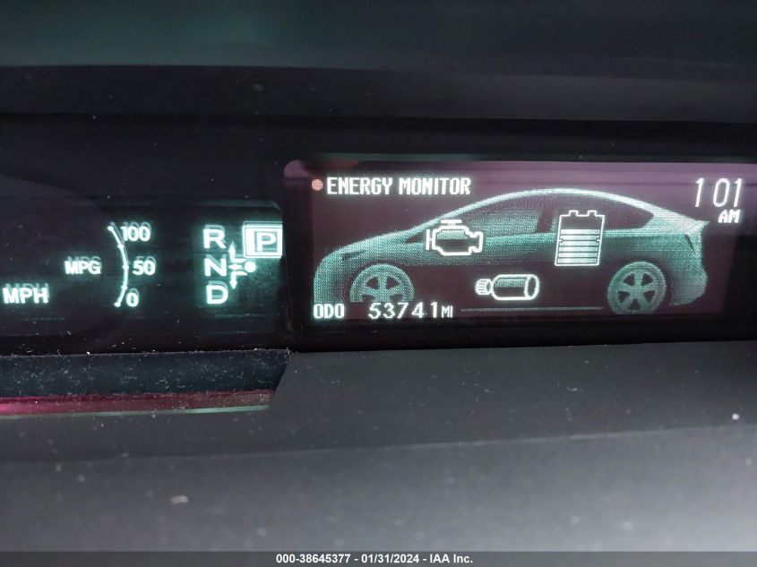 2015 TOYOTA PRIUS THREE - JTDKN3DU7F0410506