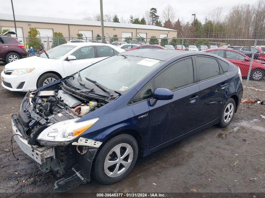 2015 TOYOTA PRIUS THREE - JTDKN3DU7F0410506