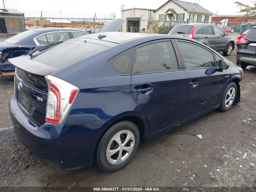 2015 TOYOTA PRIUS THREE - JTDKN3DU7F0410506