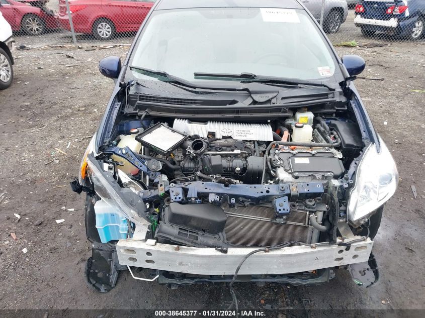 2015 TOYOTA PRIUS THREE - JTDKN3DU7F0410506