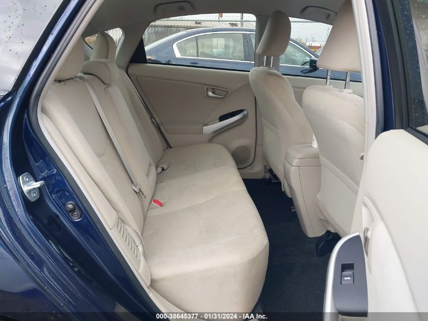 2015 TOYOTA PRIUS THREE - JTDKN3DU7F0410506
