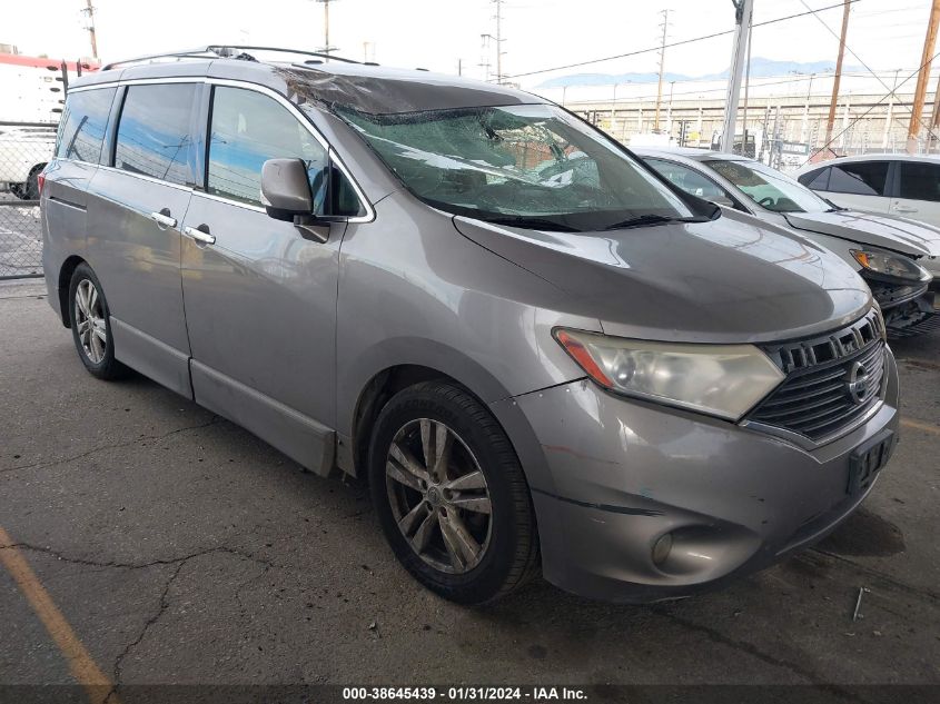 2013 NISSAN QUEST S/SV/SL/LE - JN8AE2KP1D9060807