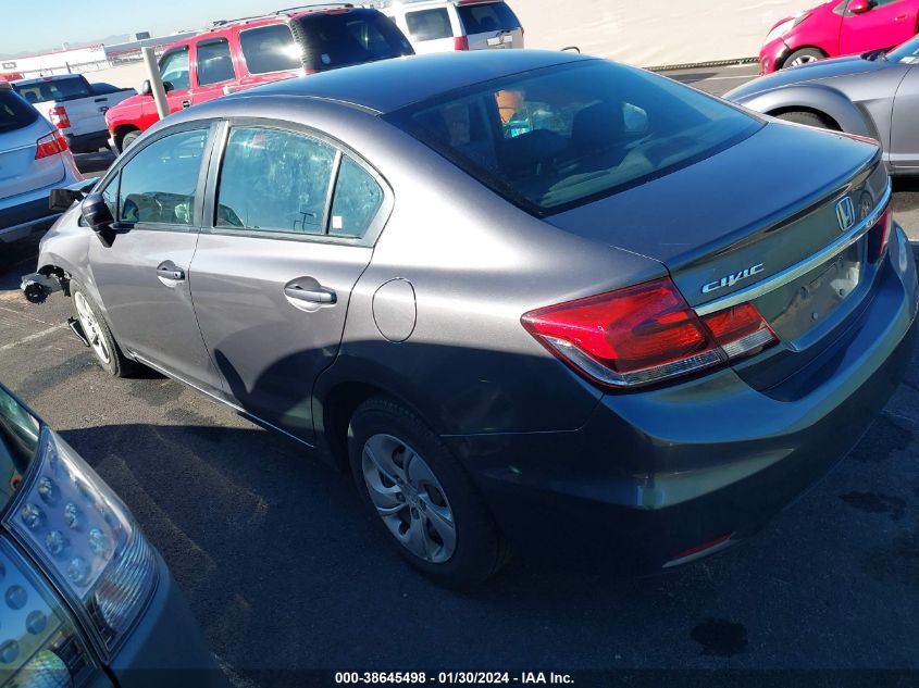 2015 HONDA CIVIC LX - 19XFB2F58FE236592
