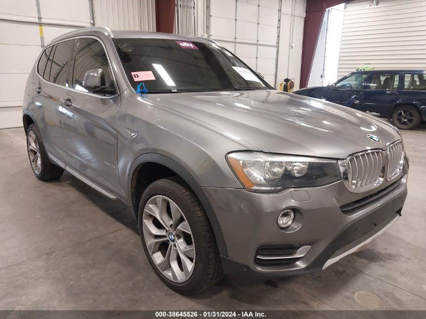 2016 BMW X3 XDRIVE28I - 5UXWX9C54G0D89786