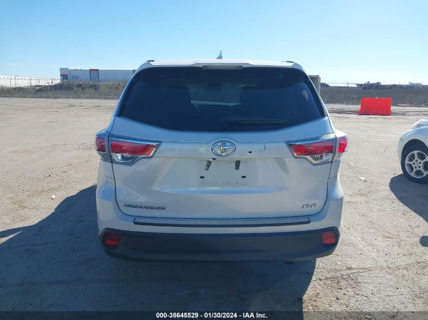 2016 TOYOTA HIGHLANDER XLE V6 - 5TDKKRFH8GS161577