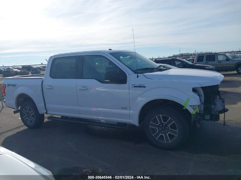 2016 FORD F-150 SUPERCREW - 1FTEW1EG8GKF51615