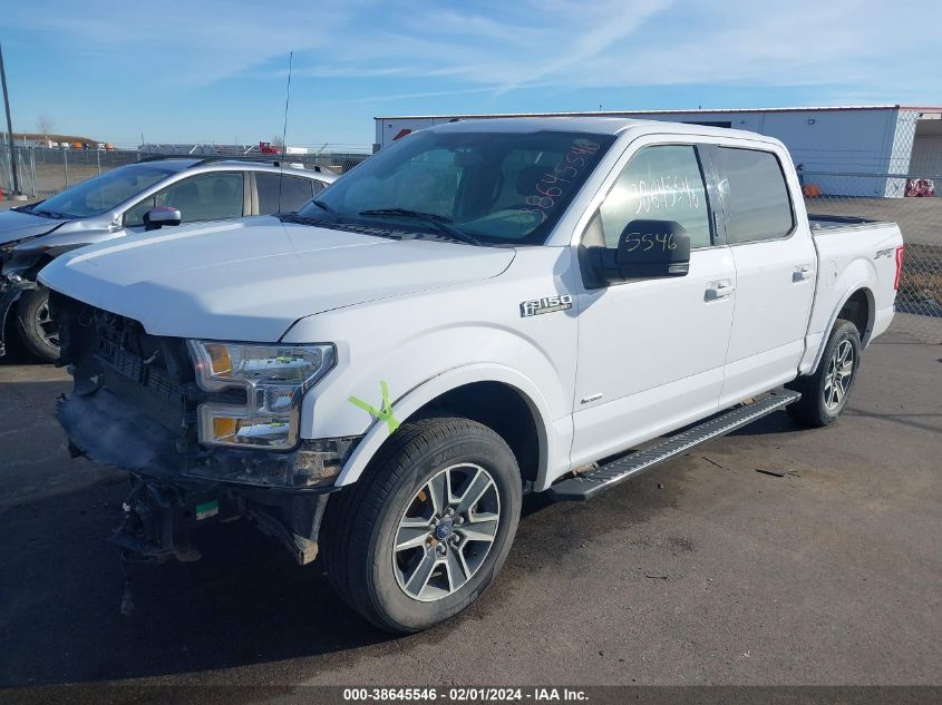 2016 FORD F-150 SUPERCREW - 1FTEW1EG8GKF51615