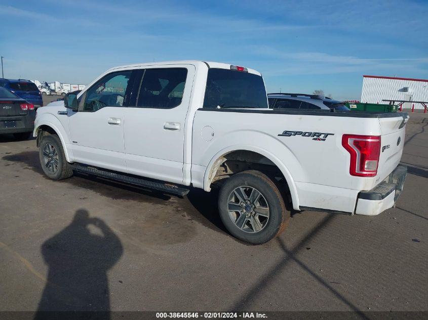 2016 FORD F-150 SUPERCREW - 1FTEW1EG8GKF51615