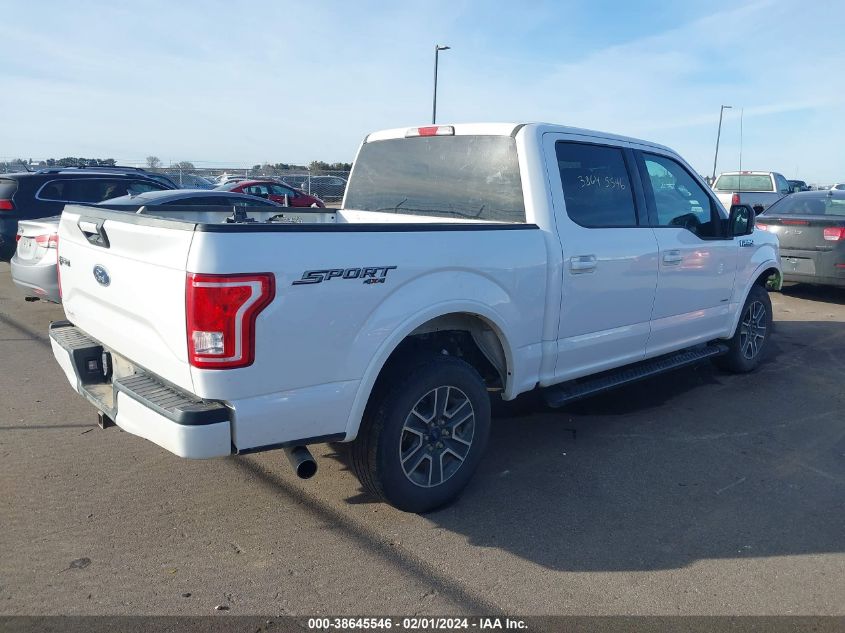 2016 FORD F-150 SUPERCREW - 1FTEW1EG8GKF51615